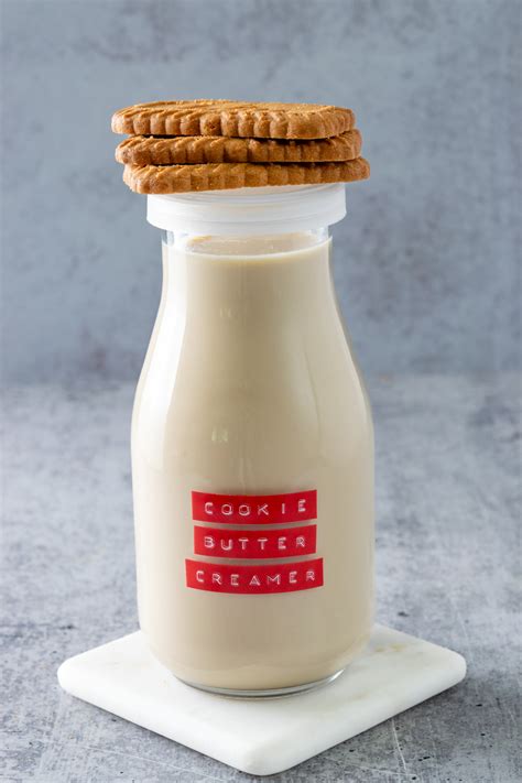 Homemade Cookie Butter Coffee Creamer - Sweet Steep