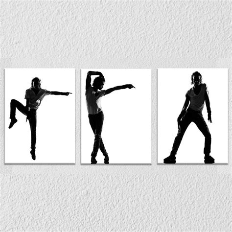 Michael Jackson Dance Moves Wall Art, Set Of 3 – Myindianthings