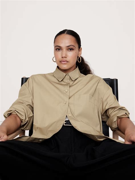 The Oversized Linen Shirt | Banana Republic