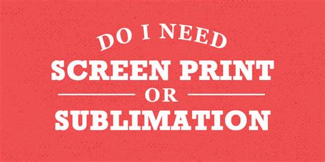 Do I need screen printing or sublimation printing? - Sportsqvest