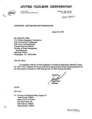 Fillable Online Submittal of Semi-Annual Ground Water Monitoring Report ...
