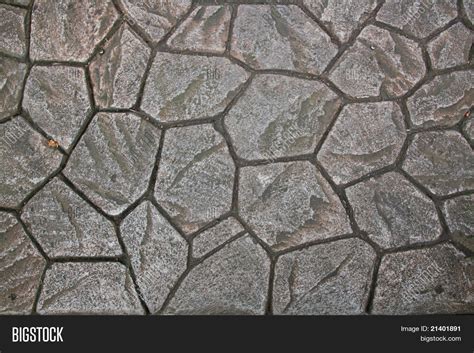 Natural Rock Paving Tiles Texture Image & Photo | Bigstock