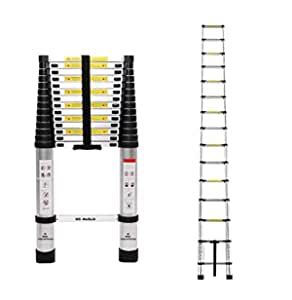 Welbuilt Portable & Compact Aluminium Telescopic Ladder | EN131 ...