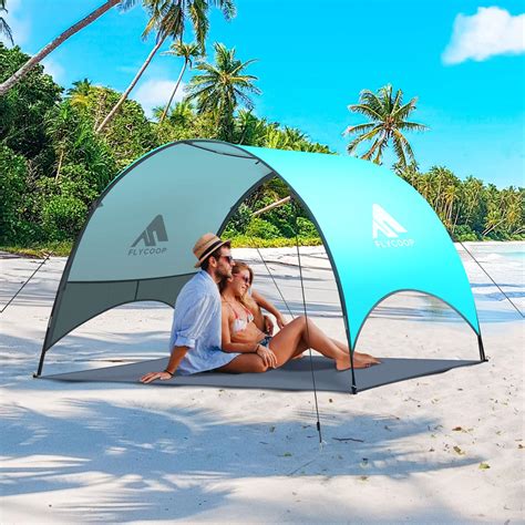 Beach Tent - Beach Shade Canopy Compact Fold (16.9x3.9?), Own Patent ...