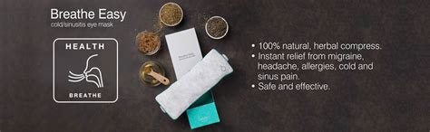 Buy Omved Breathe Easy Cold And Sinusitis Therapeutic Cotton Eye Mask ...