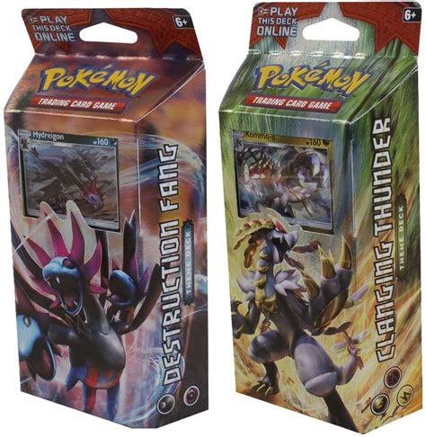 Buy Pokemon TCG: Both Sun & Moon Crimson Invasion Theme Decks ...