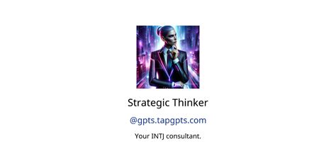 Strategic Thinker Examples 的图像结果