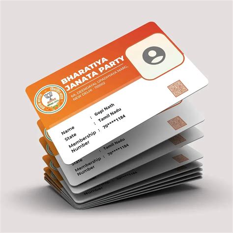 Get Your BJP Membership Card PVC Online | Fast Delivery