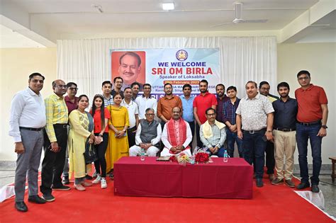 Loksabha Speaker Sri Om ji Birla's visit to UBM College | Gallery ...
