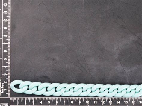 Light Blue Circular Acrylic Chains
