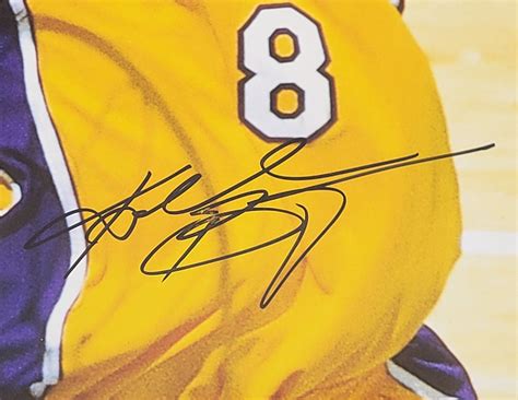 Lot Detail - Kobe Bryant Autographed 16x20 Photo PSA/DNA & Beckett LOA
