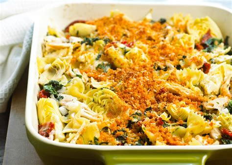 Manicotti With Cream Chicken And Artichokes