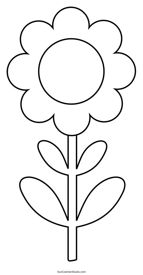 Free Printable Flower Stem Template | Template Samples
