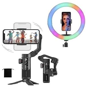 Lapras SXR 3-Axis Handheld Smartphone Gimbal Foldable Pocket Size ...