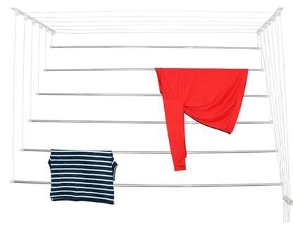 Cybercity Steel Ceiling Cloth Dryer Stand (6 Pipes x 6 Feet) Stainless ...