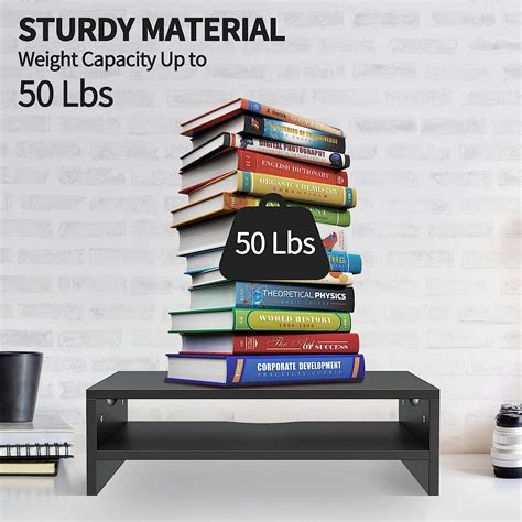 Buy Zimilar Monitor Stand Riser, 2 Tiers Laptop Computer Monitor Riser ...