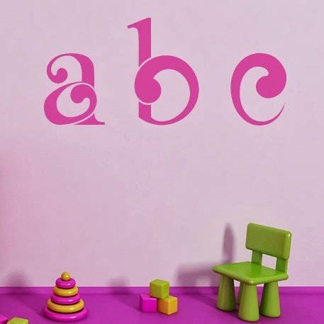 Buy DeStudio Abc Alphabet Home Art Decor Removable Vinyl Room Wall ...