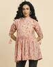 Buy Peach Tops for Women by Derifa Online | Ajio.com