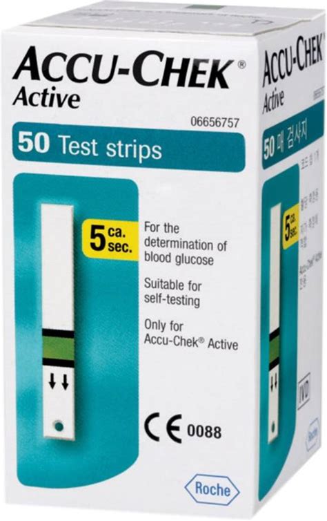 Accu-Chek Active 50 Test Strips Price in India - Buy Accu-Chek Active ...