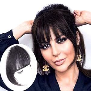 STAR WORK - Bangs Hair Clip in Bangs Human Hair Wispy Bangs Fringe with ...