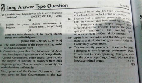 Explain the methods adopted by the Belgian government to accommodate ...