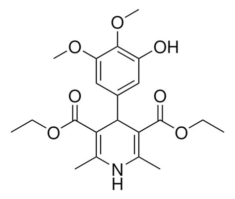 DIETHYL 4-(3-HO-4,5-DI-MEO-PH)-2,6-DI-ME-1,4-DIHYDRO-3,5 ...