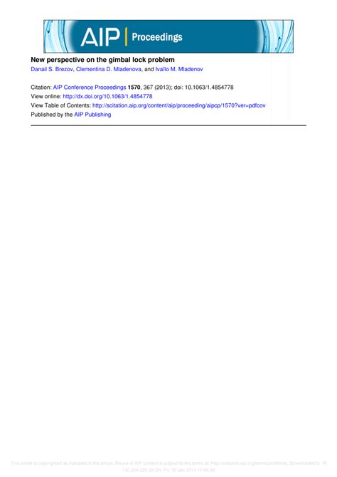 Image result for Problem Gimble Lock