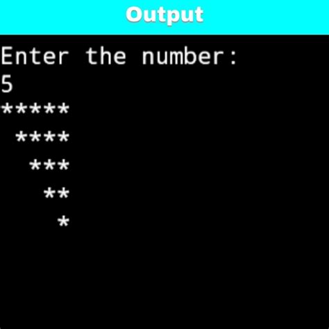 Image result for Different Inverted Piramid with Numbers Pattern Printing C Programs