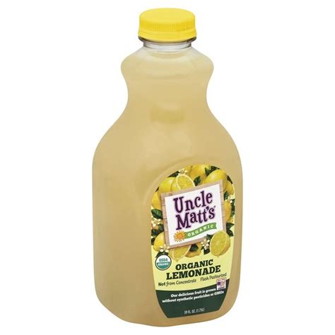 Uncle Matt's Organic Lemonade, Organic (59 fl oz) Delivery or Pickup ...