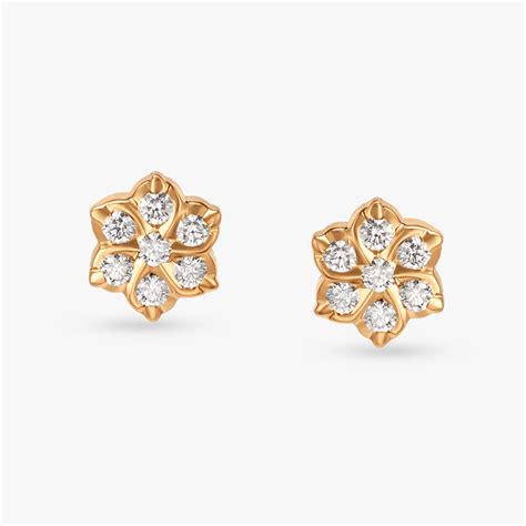 Contemporary Luxury Diamond Stud Earrings