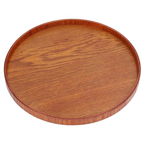 Wooden Tray, Stable Structure Serving Tray, Safe, Non-Toxic, Shiny ...