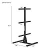 BullrocK Vertical Plate Tree L72 for Gym 2 inch Weight Plate Storage ...