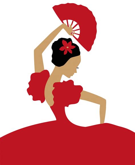 Flamenco Dancer Clip Art Free Stock Photo - Public Domain Pictures