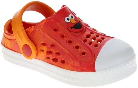 Sesame Street Toddler Clogs, Indoor Outdoor Shoes Easy On with ...