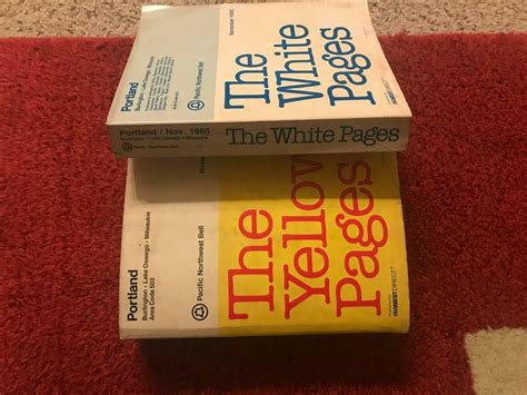 1985 Portland, Oregon Pacific Northwest Bell Telephone Directory Phone ...