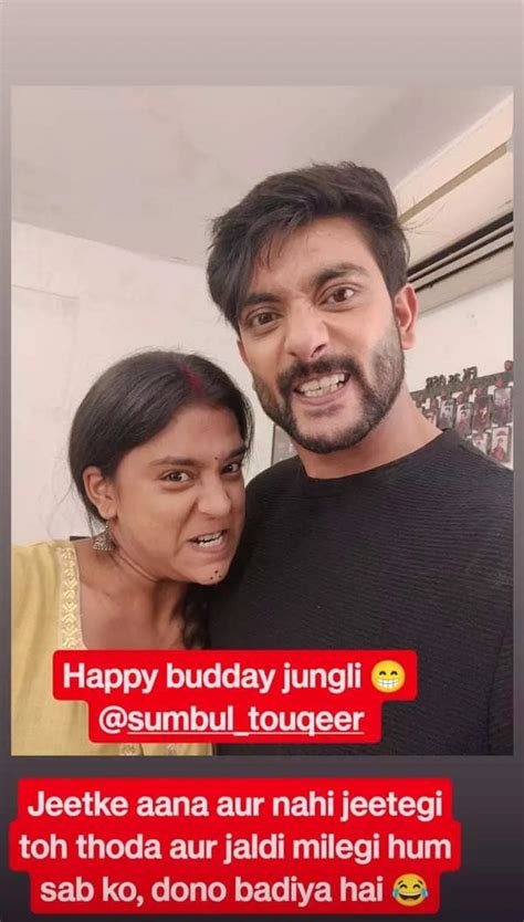 Fahmaan Khan has a special birthday wish for co-star Sumbul Touqeer ...