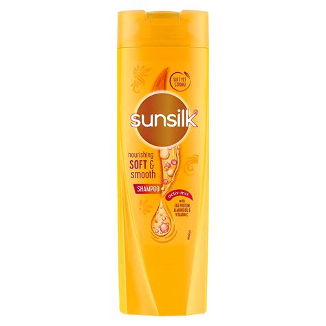 Sunsilk Nourishing Soft & Smooth Shampoo With Egg Protein, Almond Oil ...