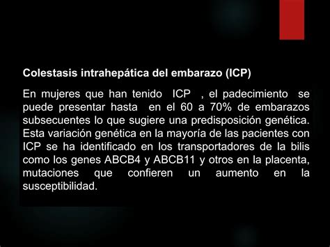 Colestasis en el embarazo y/o de la gestación | PPT