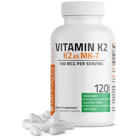 Bronson Vitamin K2 As Mk 7 Menaquinone 100 Mcg Non | Desertcart INDIA