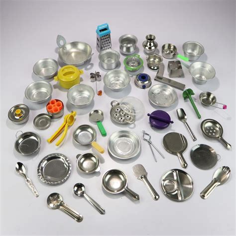 Buy Tirtha Enterprises Miniature Kitchen Set for Girls, Real Cooking ...