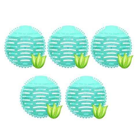 Zureni Urinal Screen Fresh Scented Anti-Splash Toilet Mat Bathroom ...