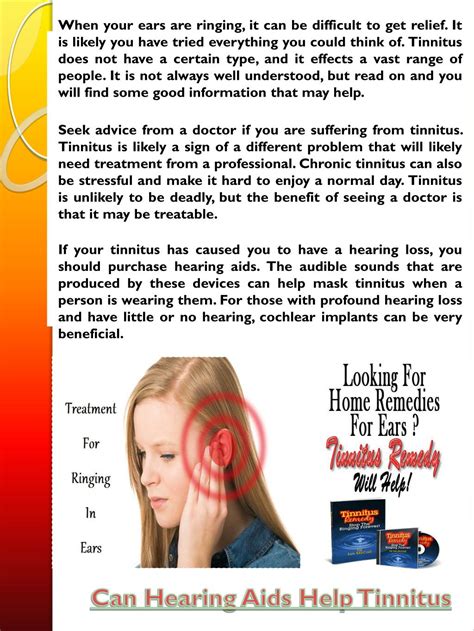 PPT - Can Hearing Aids Help Tinnitus PowerPoint Presentation, free download - ID:7111399