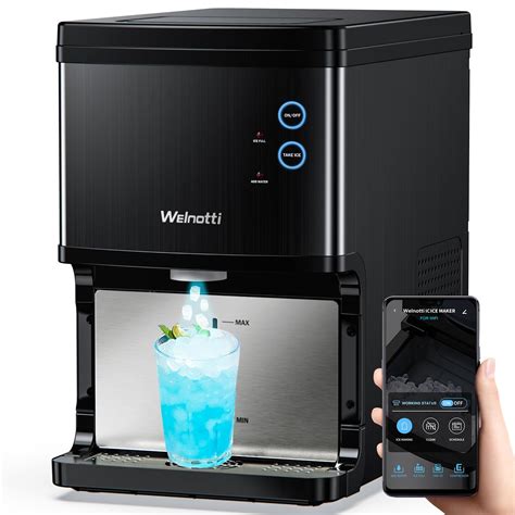 Amazon.com: Welnotti Nugget Ice Makers Countertop, Self Dispensing ...