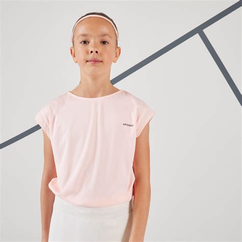 Buy Girls' Tennis T-Shirt Tts500 - Pink Online | Decathlon