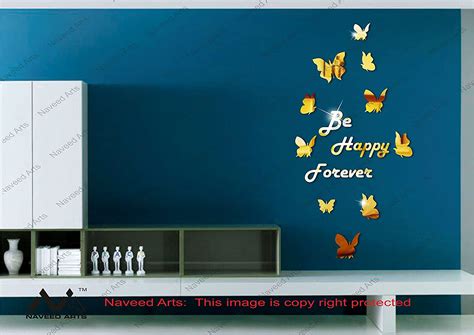 Buy Naveed Arts - 20"x40" - Acrylic Butterfly Design Wall Decor Sticker ...
