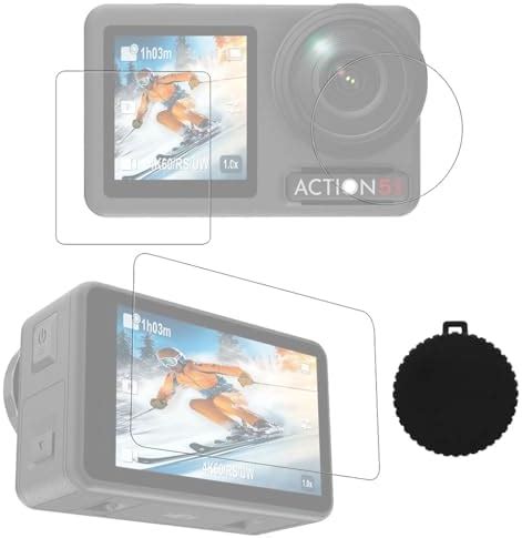 POPIO Military-Grade Gorilla Tempered Glass for DJI Osmo Action 4 ...