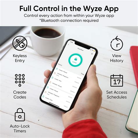 Wyze Auto-Lock Bolt, Fingerprint Keyless Entry Door India | Ubuy