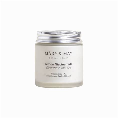 Mary & May Lemon Niacide Glow Wash off Pack | Brightening | juui.de