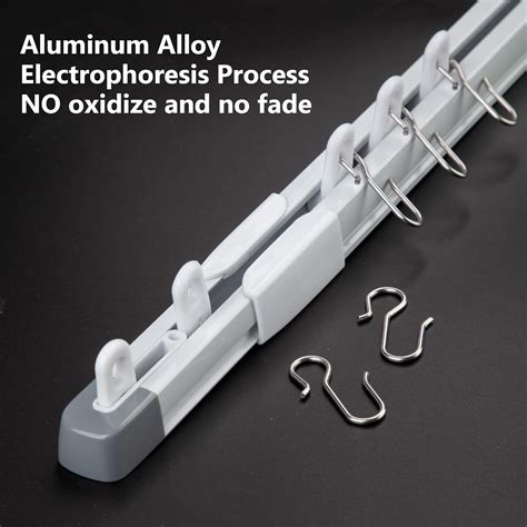 Buy ACMEART Ceiling Curtain Track,Retractable Ceiling Track for ...