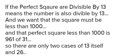 find natural no.s less than 1000 which are perfect squares and are ...